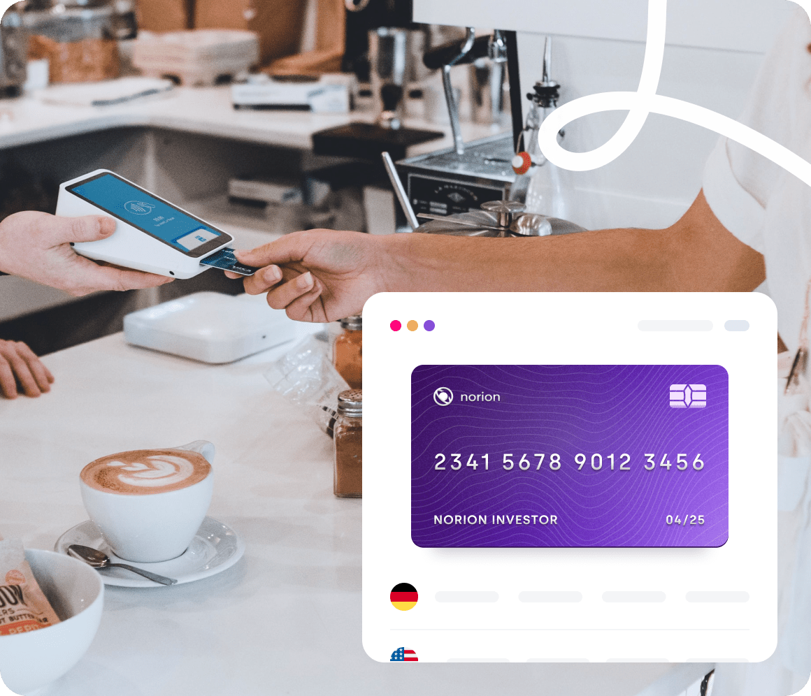 Payments with tokens via the card